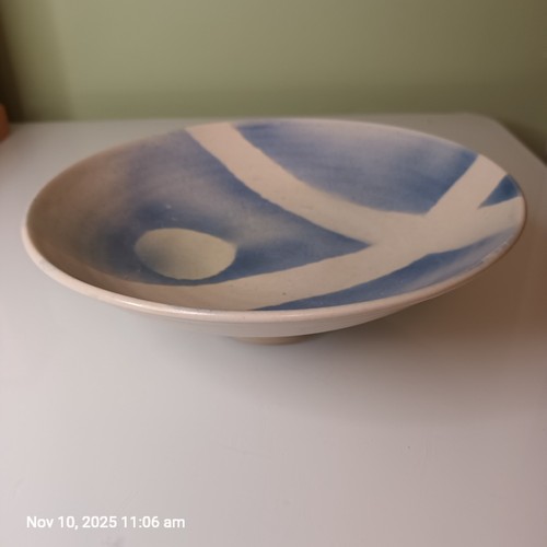 Studio pottery bowl dish - bowl,