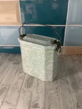 Vintage French Enamel Workman's lunch box