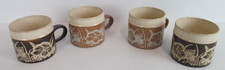 Vintage Set Of 4 Denby Mugs