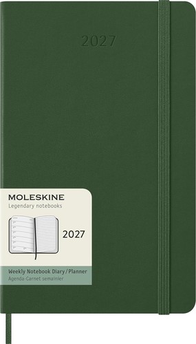 Moleskine green 2027 weekly - moleskine,