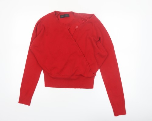 Zara women red neck - women, wrap