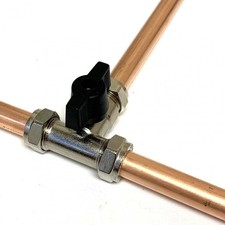 15mm Isolating Tee Valve Lever