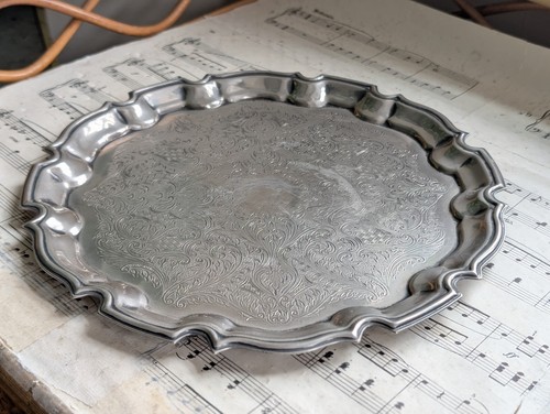 Vintage cavalier tray silver - vintage,