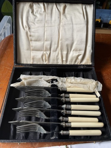 Vintage set silver tone - of, 5