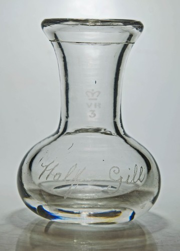 Victorian half gill glass - gill,