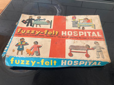 Vintage 1960's Allan Industries Fuzzy Felt Hospital Collectable Rare