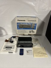 Panasonic Car Cd Player CQ-DFX666LEN Boxed With Manual & Remote / Facia Case