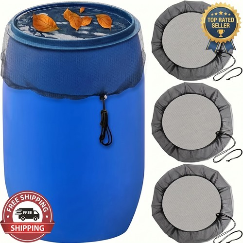Rain barrel cover - cover, netting