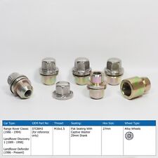 5 x Chrome OEM Style Locking