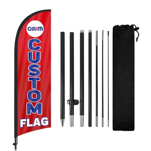 Custom flag pole kit - kit,, 8.2ft