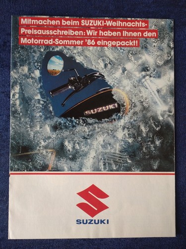 Suzuki brochure 1986 gsx - brochure,