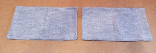 Pair quality grey cushion - pair,