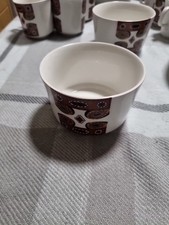 J & G Meakin Sugar Bowl Maori Pattern