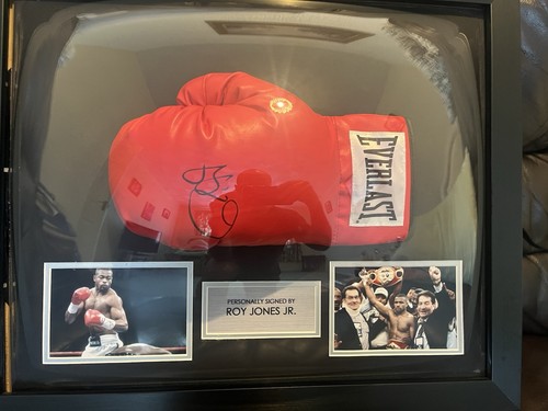 Roy jones framed signed - jones, jr