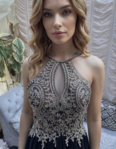 Ladies dress couture - couture, shawl