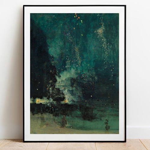 Art print nocturne black - in,