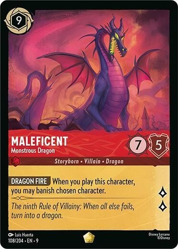 Maleficent monstrous dragon - maleficent,