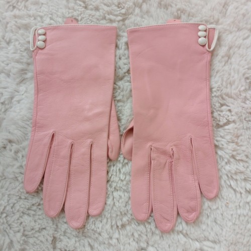 Vintage dents pink leather - pink,