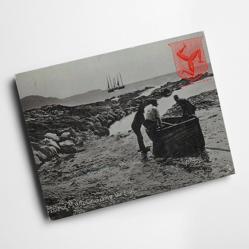 Print vintage isle of - print,