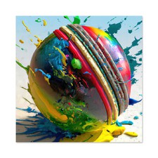 Cricket Ball Dynamic Paint