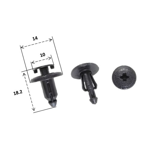 Plastic rivets rms - rms, for