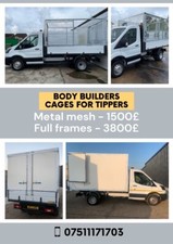 FORD TRANSIT TIPPER  GRP HIGH SIDES, Transit tipper truck  body