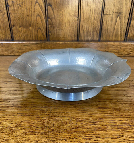 Sheffield hammered pewter bowl - sheffield,