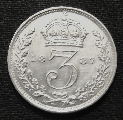 Queen victoria 1887 - victoria, silver