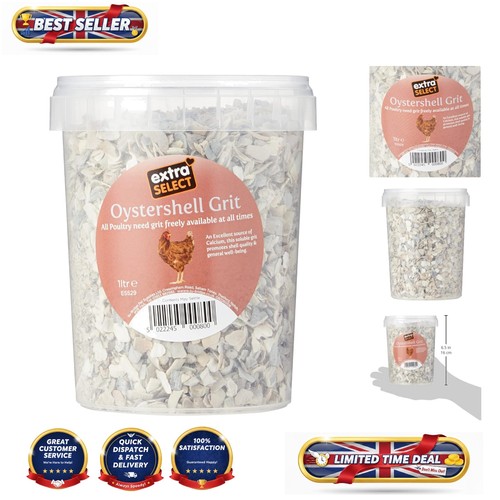 Litre oystershell grit tub - grit,