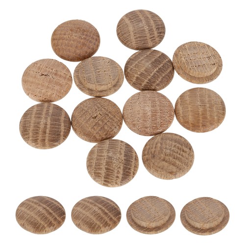 20pcs wood button plugs - wood,