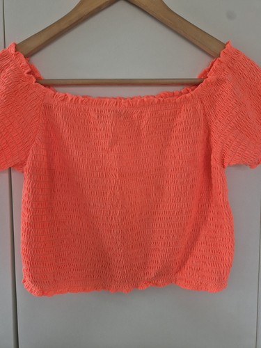 Atmosphere neon coral shirred - atmosphere,