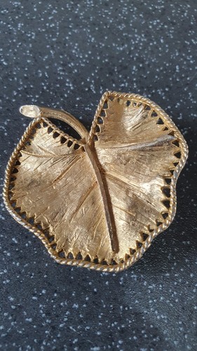 Stunning gold coloured leaf