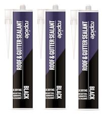 3 x Black Roof & Gutter Leak