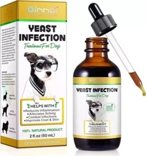 Yeast Infection Treatment for Dogs - Natural Remedy Itchy Skin & Ear Relief 60ml