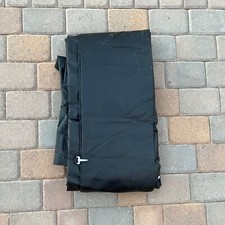 MILITARY SURPLUS Tarp, TENT FLOOR 8 FT X 18 FT Black, US ARMY- New