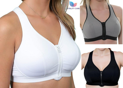 Ladies sports bra zip - ladies,