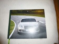 BENTLEY CONTINENTAL GT AND GT CONVERTIBLE W12 HARDBACK BROCHURE 2012