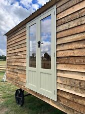 Shepherd Hut French Door | Double Door with Frame for Shepherds Hut