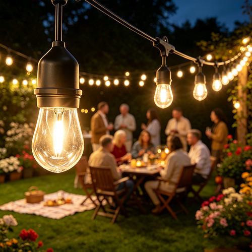 Waterproof led outdoor string - waterproof,