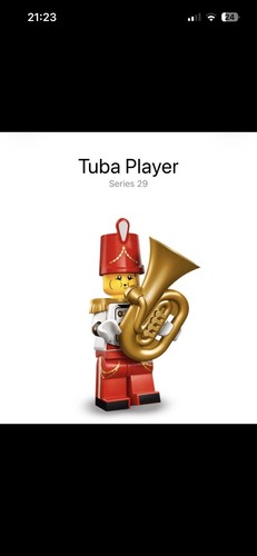 Lego series tuba - player, x4