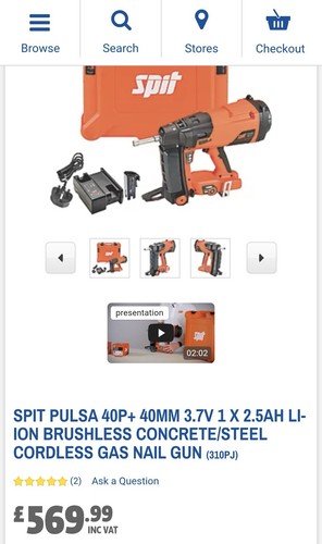 Spit pulsa 40p gas nailer - pulsa, 40p+gas