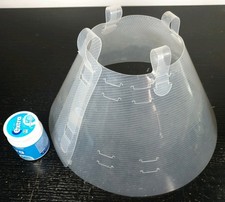 Adjustable Dog Cone Collar Post-Surgery Recovery Collar, Size M - Border Collie