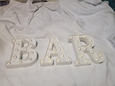 LED Marquee Sign BAR White