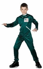 Child Green Space Suit Costume