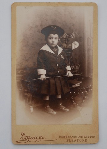 Cdv victorian boy sailor - boy,
