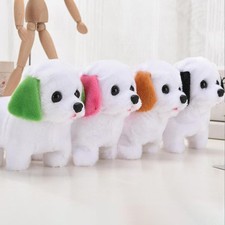 Stuffed Dog Electronic Stuffed Animal , Sitting, Walking and Shaking Tail