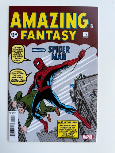 Amazing fantasy facsimile - amazing,