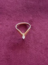 Wishbone 9ct gold Ladies Ring