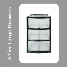 3/4 Tier LARGE Plastic Storage