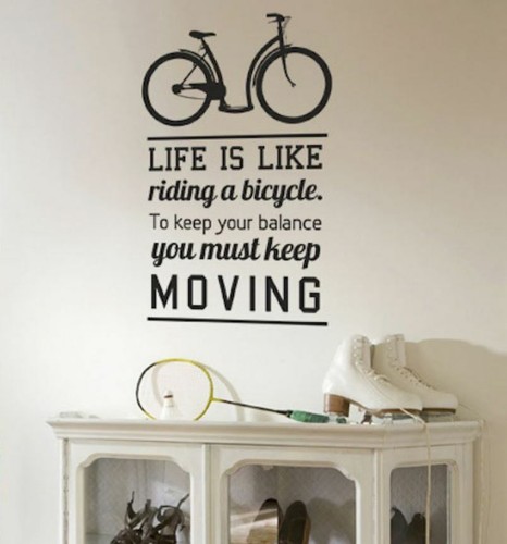 Life like riding - life, is